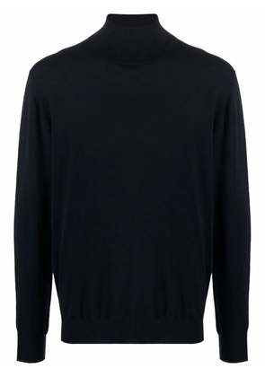 Billionaire fine-knit roll-neck jumper - Blue