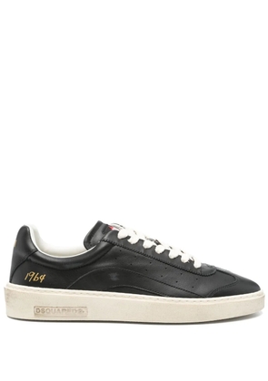 DSQUARED2 Rider leather sneakers - Black
