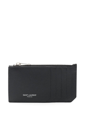 Saint Laurent Pre-Owned 2020s Fragment card holder - Black