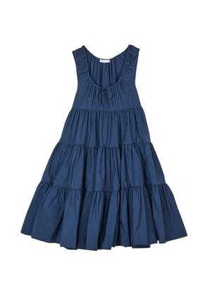 Cecilie Bahnsen crinkled tiered dress - Blue