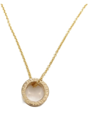 Bvlgari Pre-Owned 2010s 18K rose gold B.Zero1 necklace - Pink
