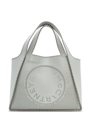 Stella McCartney perforated-logo tote bag - White