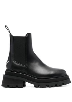 Zadig&Voltaire round-toe leather Chelsea boots - Black