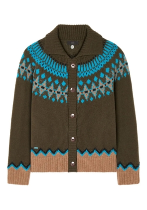 Alanui Sweet Winter cardigan - Green