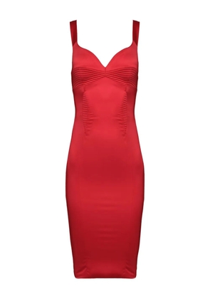 Murmur Haze midi dress - Red