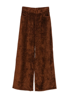 Petar Petrov corduroy wide-leg trousers - Brown