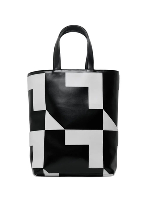 Comme Des Garçons geometric-pattern tote bag - Black