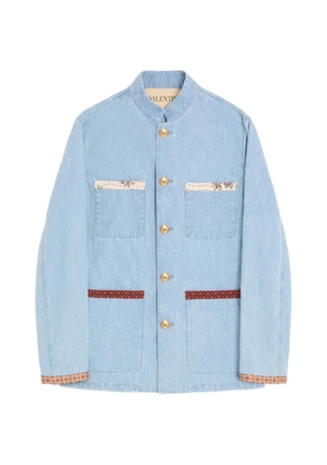 Valentino Garavani printed safari jacket - Blue