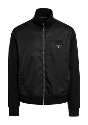 Prada logo-plaque sweatshirt - Black