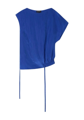 Lee Mathews drawstring asymmetric blouse - Blue