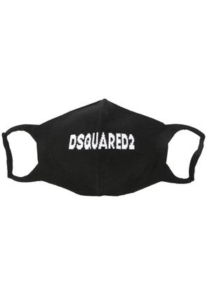 DSQUARED2 logo-embellished face mask - Black
