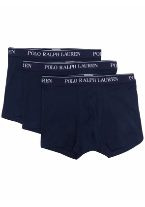Polo Ralph Lauren logo waistband boxer briefs - Blue