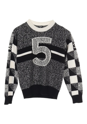 CHANEL Pre-Owned 1986-1988 5 knitted cashmere sweater - Black