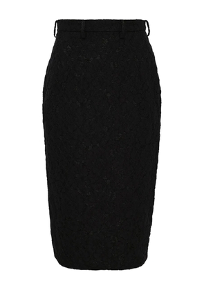 Nº21 lace pencil midi skirt - Black