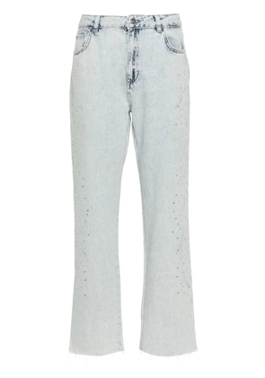 TWINSET Actitude mid-rise straight-leg jeans - Blue