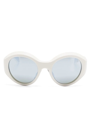 Moncler Eyewear round-frame sunglasses - White