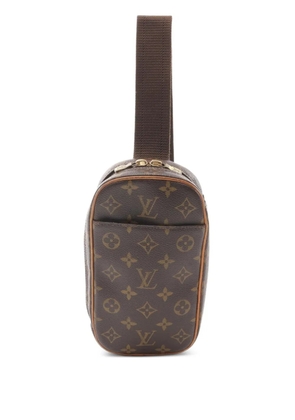 Louis Vuitton Pre-Owned 2003 Pochette Ganju monogram belt bag - Brown