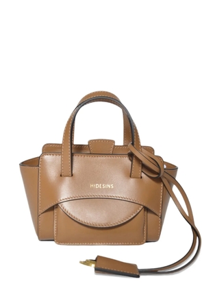 HIDESINS XS Flap leather mini bag - Brown