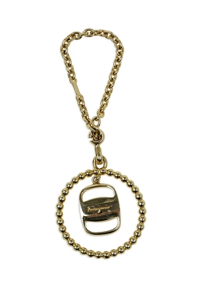 Ferragamo Pre-Owned beaded-circle keyring - Gold