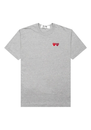 Comme Des Garçons Play heart-patch cotton T-shirt - Grey