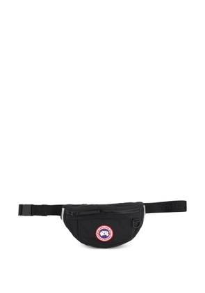 Canada Goose logo-patch belt bag - Black