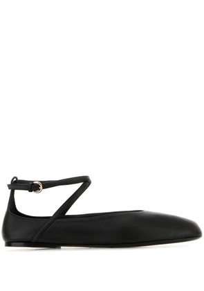 Co leather ballerina shoes - Black