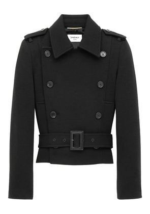 Saint Laurent Officer's double-breasted jacket - Black