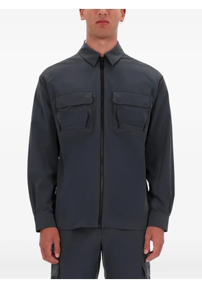 Versace Jeans Couture zip pocket overshirt - Grey