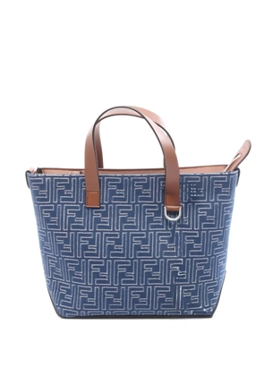 Fendi Pre-Owned small FF-motif shopping bag - Blue