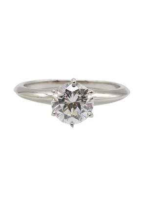 Tiffany & Co. Pre-Owned 2010s platinum Solitaire diamond ring - Silver