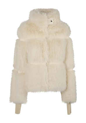 Patrizia Pepe faux-fur jacket - Neutrals