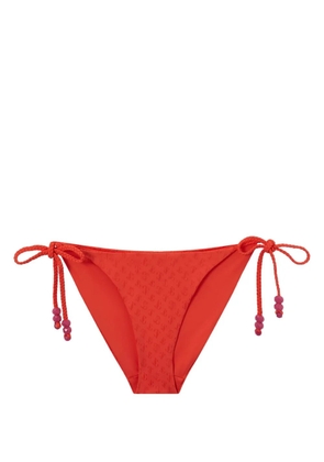 Jimmy Choo Aubrie monogram bikini bottom - Red