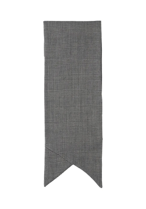 Destin checked scarf - Black