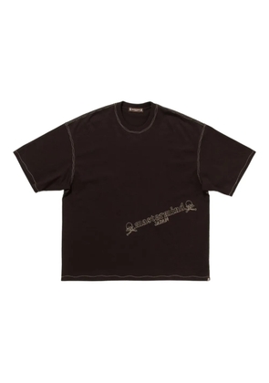 Mastermind Japan embroidered t-shirt - Brown
