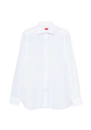 Isaia buttoned long-sleeve shirt - White