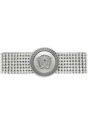 Versace Right Gianni Ribbon mesh hair clip - Silver