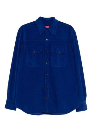 Isaia chest-pocket shirt - Blue