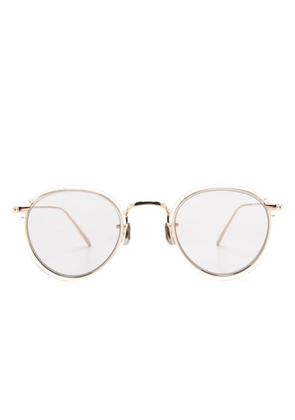 Eyevan7285 round-frame mirrored-lenses sunglasses - Gold