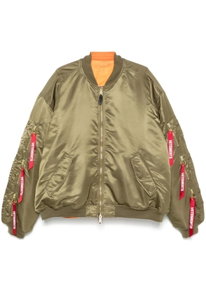 VETEMENTS cargo bomber jacket - Green
