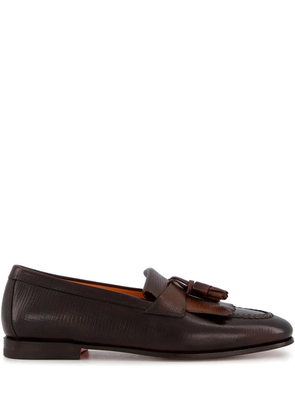 Santoni Carlo loafers - Brown