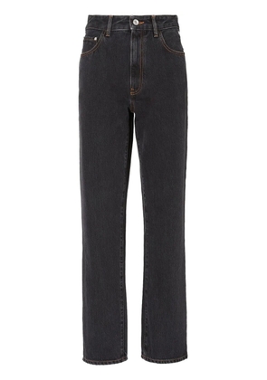 GCDS Choker rhinestone-embellished jeans - Black