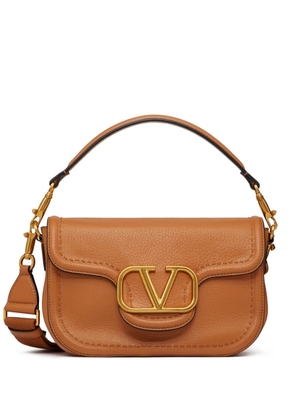 Valentino Garavani Alltime leather shoulder bag - Brown