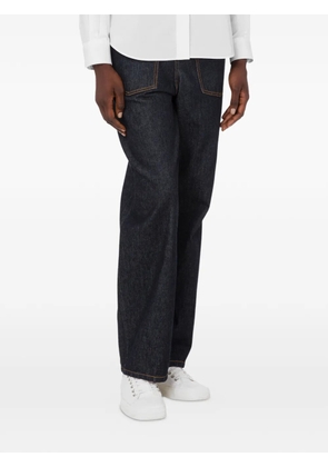 Moschino patch-pocket denim jeans - Blue