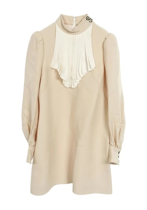 Louis Vuitton Pre-Owned ruffled button one piece - Neutrals
