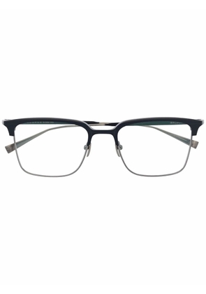 Masunaga Waldorf square-frame glasses - Black