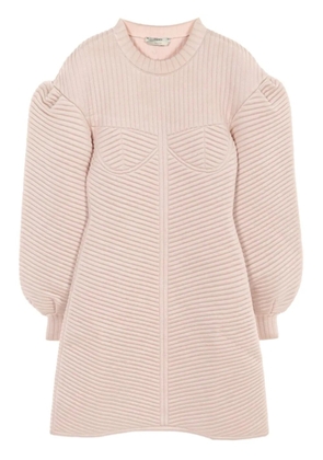 Fendi Pre-Owned 2010s puff-sleeves mini dress - Pink