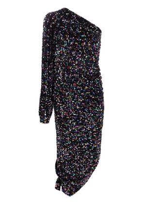 Amen asymmetric sequin dress - Black