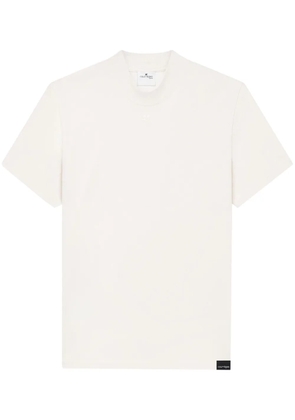 Courrèges Volcano logo-appliqué cotton T-shirt - White