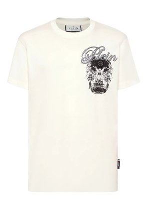 Philipp Plein skull-print T-shirt - White