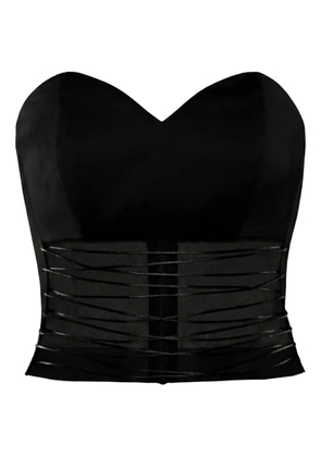 Vestiaire d'un Oiseau Libre lace-up corset - Black
